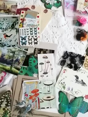 Arts & Crafts Ephemera Pack - Vintage paper, card stock, junk journal grab bag